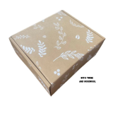 Large Rectangle Shipper Box (252x232x112mm) Botanical