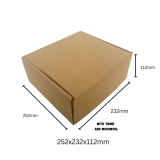 Large Rectangle Shipper Box 252x232x112mm