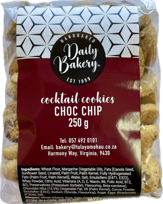 250g Cocktail American Choc Chip Cookies