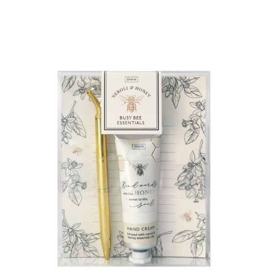 Bee Busy Bee Essentials - 30ml Hand Cream, Notepad (113mm X 145mm) & Pen