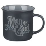 Man Of God Black And Grey Ceramic Mug – 1 Timothy 6:11