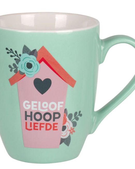 Geloof Hoop Liefde Afrikaans Ceramic Mug
