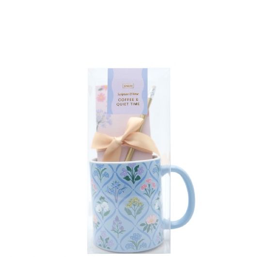 Scripture & Verse Coffee & Quiet Time - Mug, Pencil & Notepad