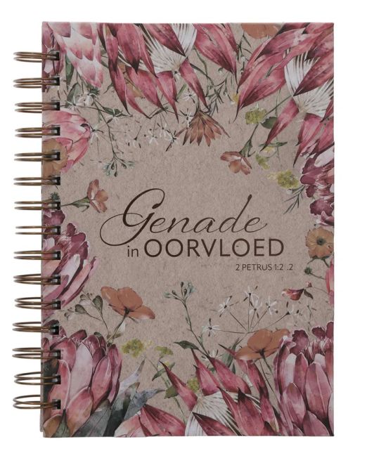 Genade in Oorvloed Afrikaans Hardcover Wirebound Journal