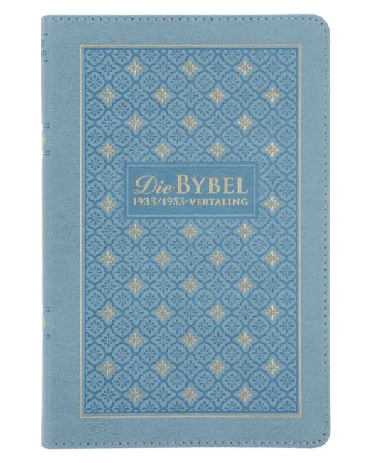 Afrikaans 1933/1953 Vertaling Ligblou Kunsleer Bybel