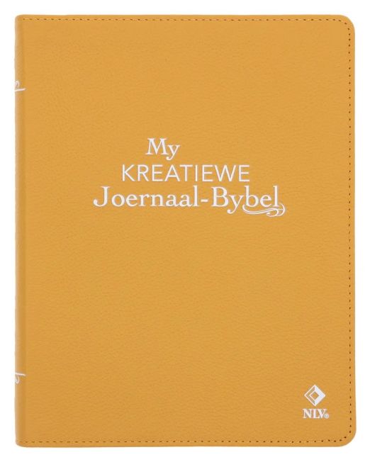 NLV Geel Egte Leer My Kreatiewe Joernaal-Bybel
